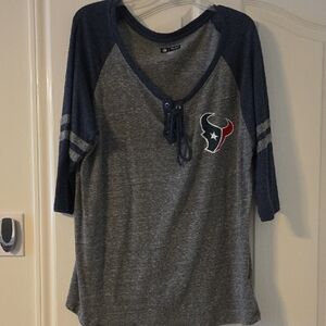 Houston Texans Raglan Sleeve Top
